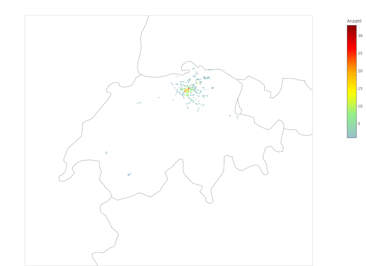 participants geographic distribution